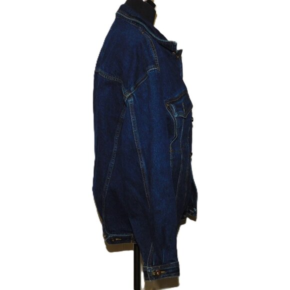 Bon Jour Vintage Demin Jacket Size Medium - Picture 4 of 10
